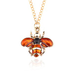 Lovely Enamel Bee Necklace