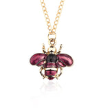 Lovely Enamel Bee Necklace