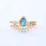 Rings Set Crown CZ Ring