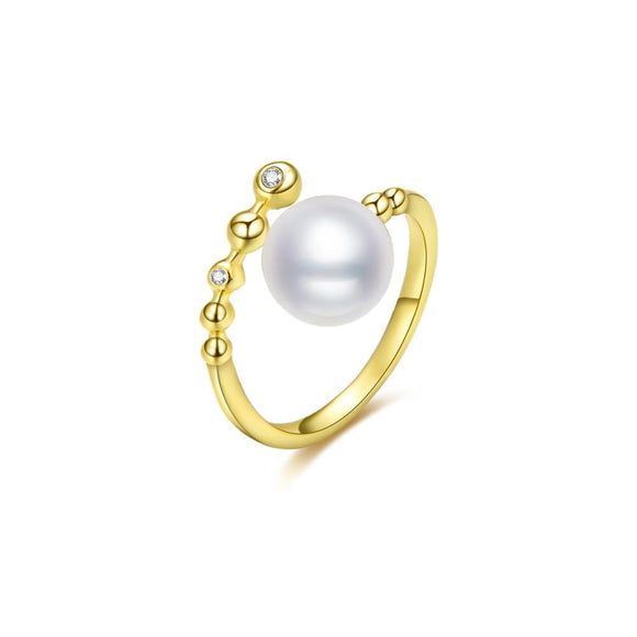 Oyster Pearl Open Ring